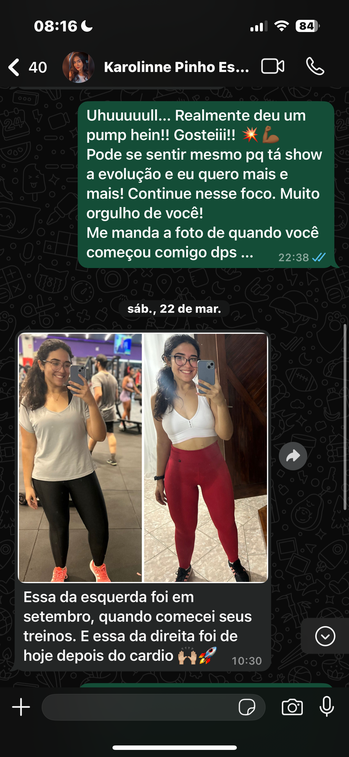 Depoimento de Aluno